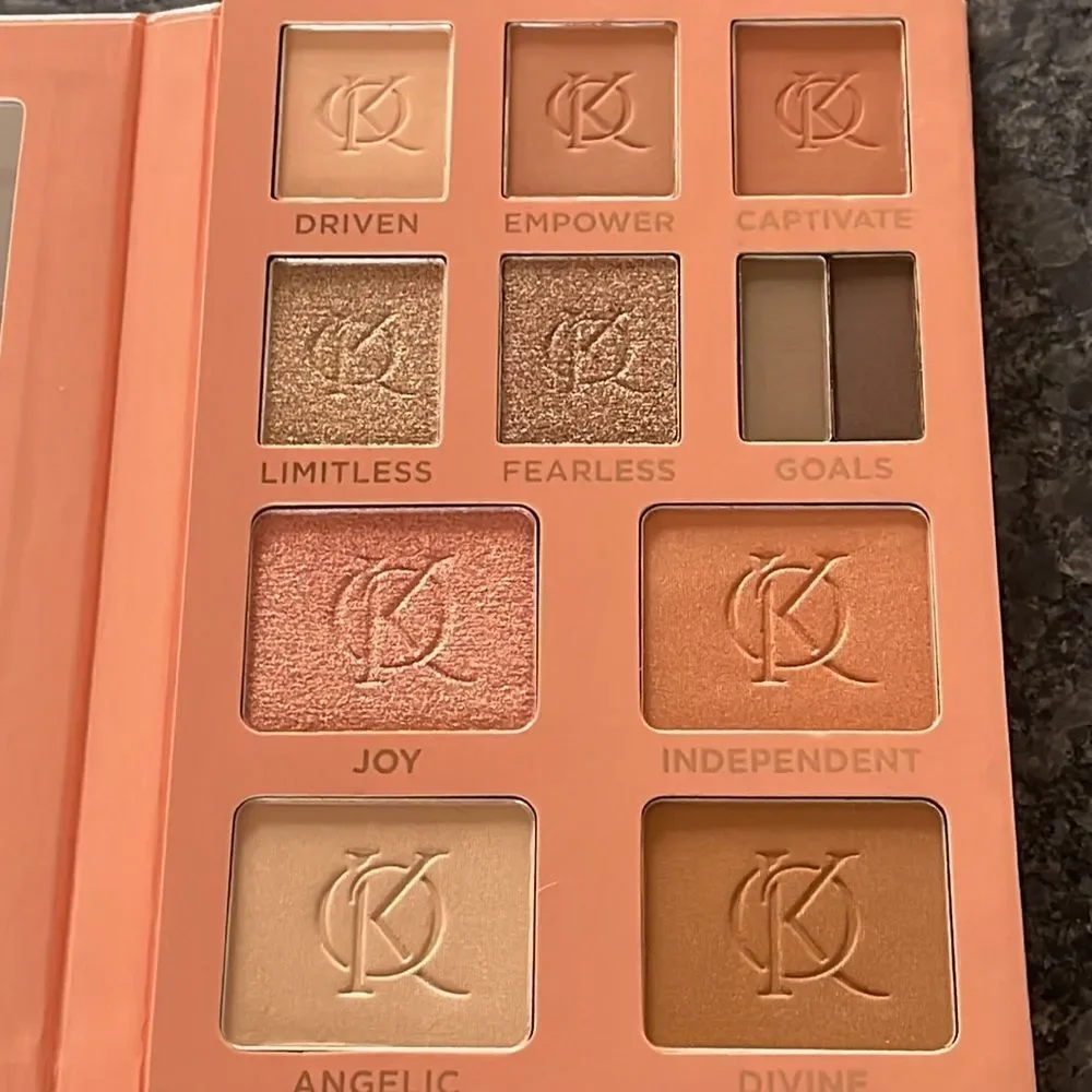 Kenia Ontiveros Beauty Glow and Go Kit 6 products in one pretty palette NEW